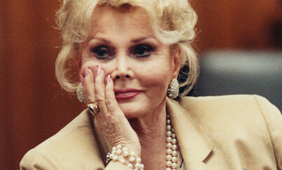 Actress Zsa Zsa Gabor listens in court in Beverly Hills, California, U.S. in this May 1, 1990 file photo. REUTERS/Pool/File Photo